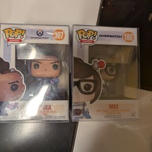 Funko Pop Games Overwatch Sombra And Mei Funko Figures - Black and Purple